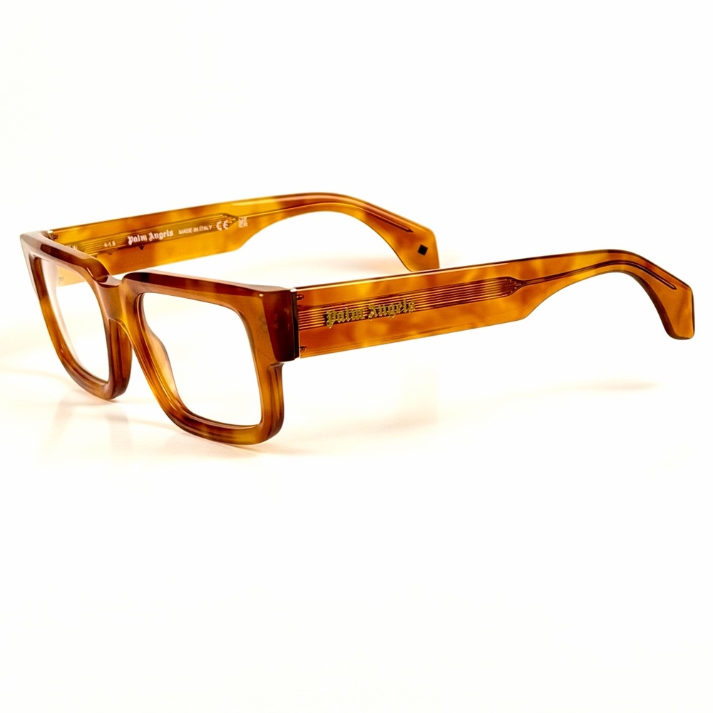 Palm Angels PERJ003 6E00 Warm Havana 54mm Eyeglasses NWT - Picture 4 of 10